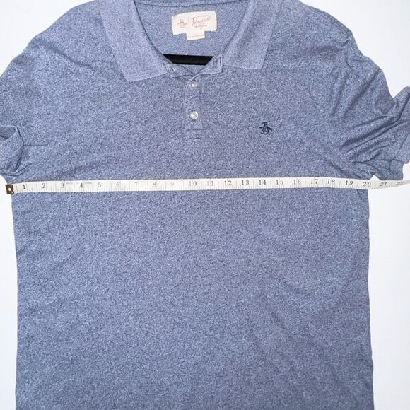 Penguin by Munsingwear Heritage Slim Fit Polo T Shirt Collared Short Slv Blue L - Picture 7 of 12